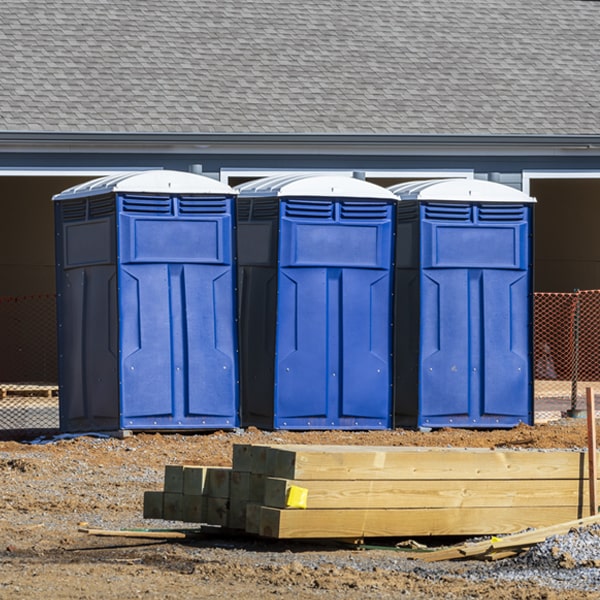 how do you dispose of waste after the porta potties have been emptied in Forestdale